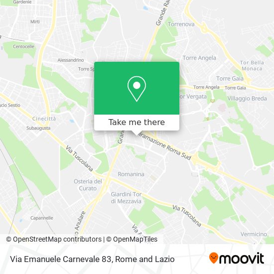 Via Emanuele Carnevale 83 map