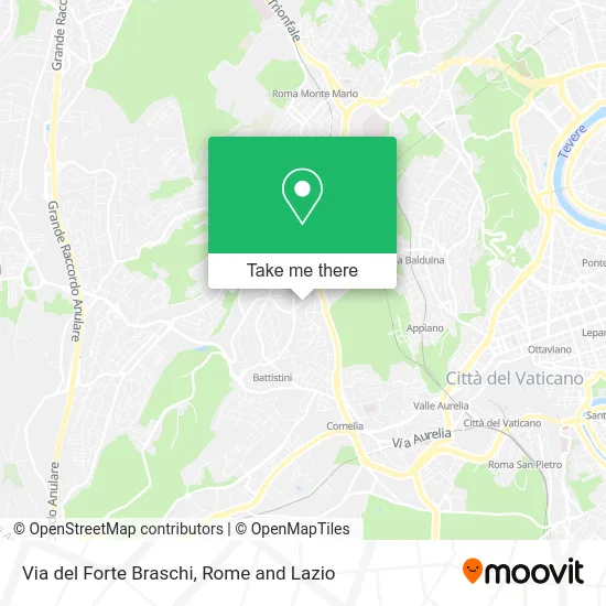 Forte Braschi Street map