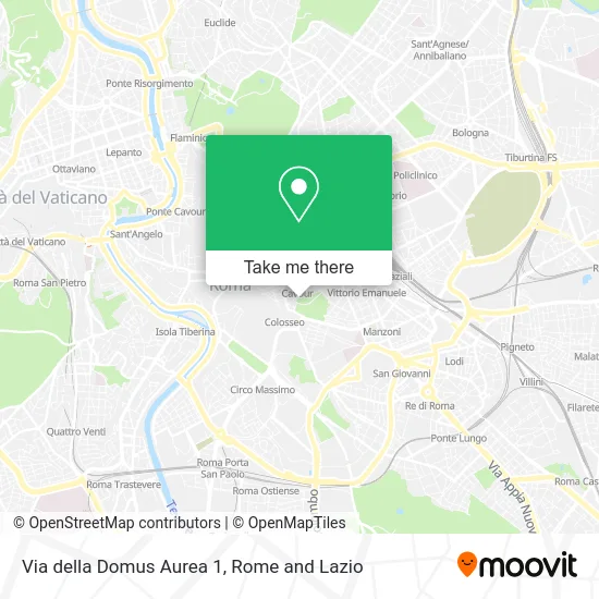 Domus Aurea Street 1 map