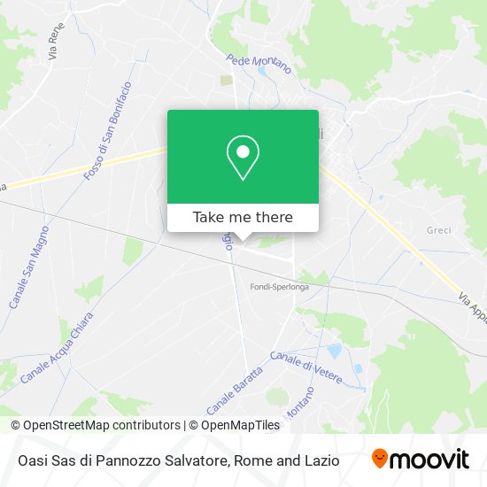 Oasi Sas di Pannozzo Salvatore map