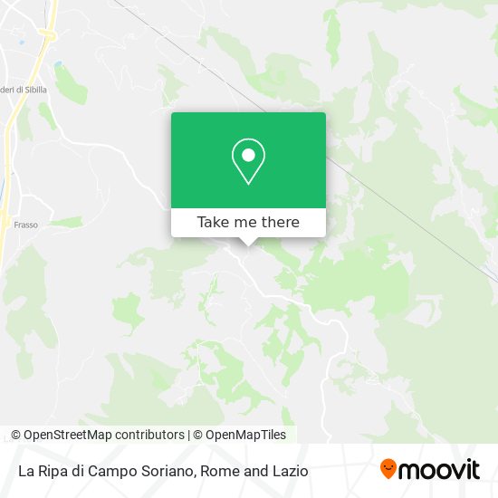 La Ripa di Campo Soriano map