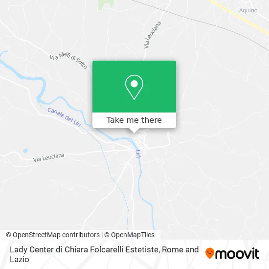 Lady Center by Chiara Folcarelli Beauticians map