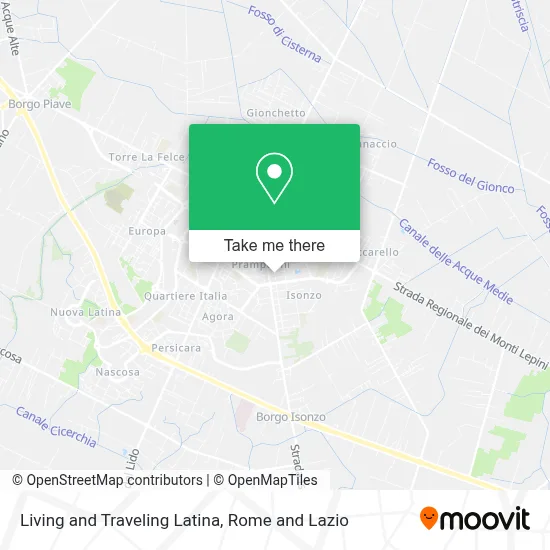 Living and Traveling Latina map