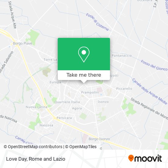 Love Day map