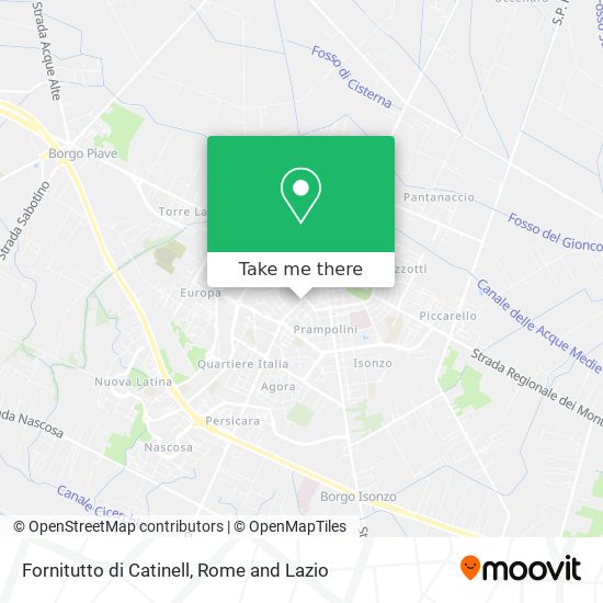 Fornitutto di Catinell map