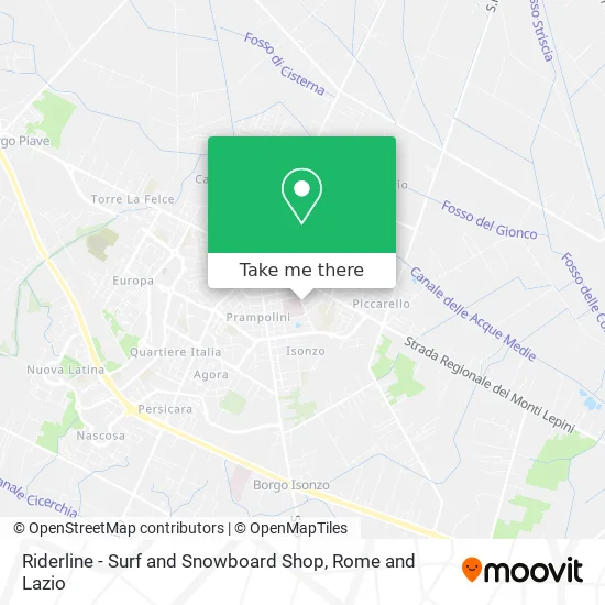 Riderline - Surf and Snowboard Shop map