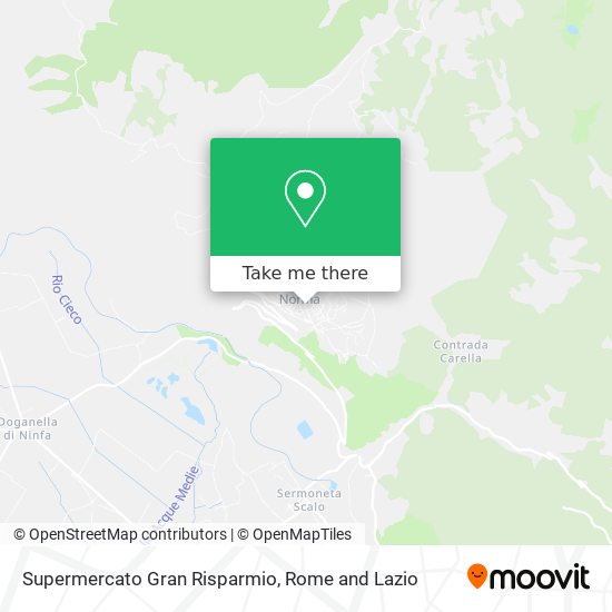 Supermercato Gran Risparmio map