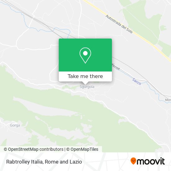 Rabtrolley Italia map