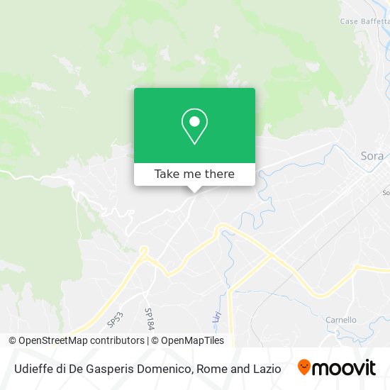 Udieffe di De Gasperis Domenico map