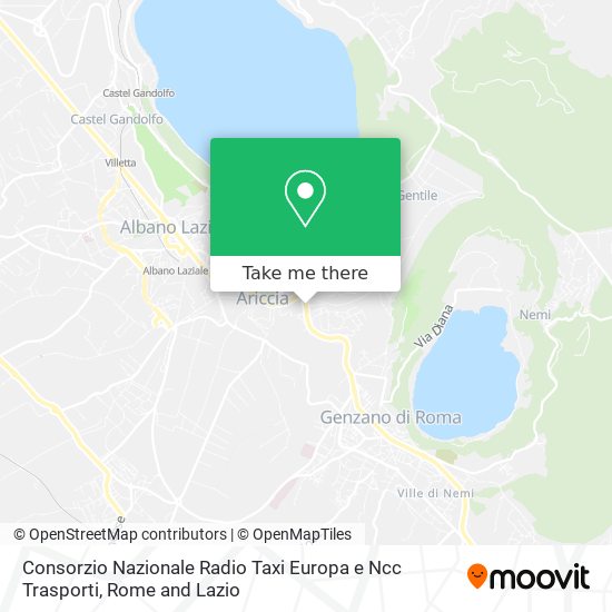 Consorzio Nazionale Radio Taxi Europa e Ncc Trasporti map