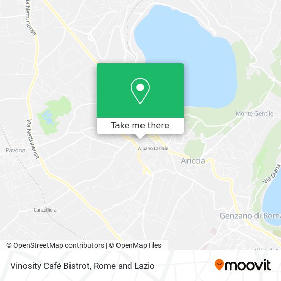 Vinosity Café Bistrot map