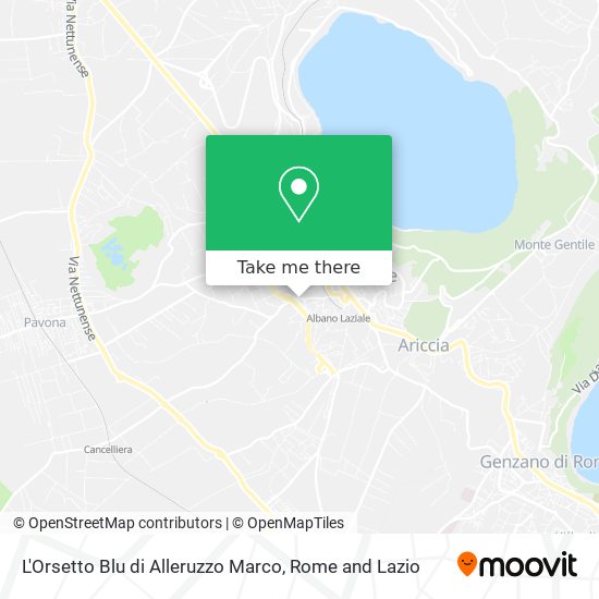 L'Orsetto Blu di Alleruzzo Marco map