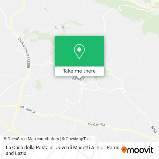 La Casa della Pasta all'Uovo di Musetti A. e C. map