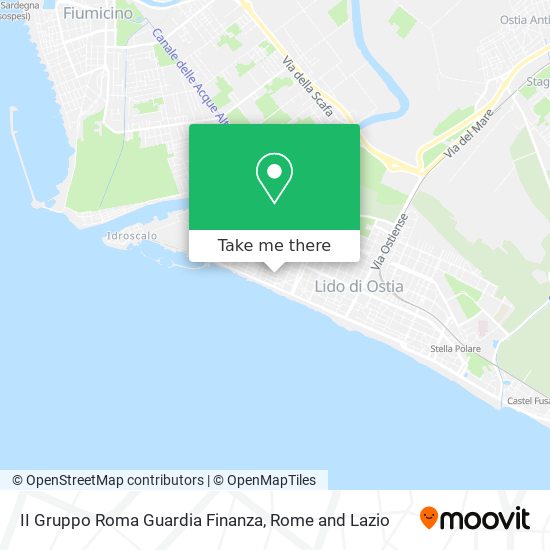 II Gruppo Roma Guardia Finanza map