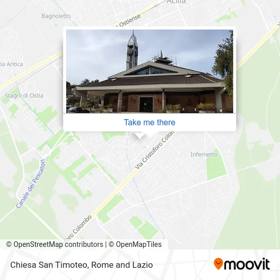 Saint Timoteo Church map