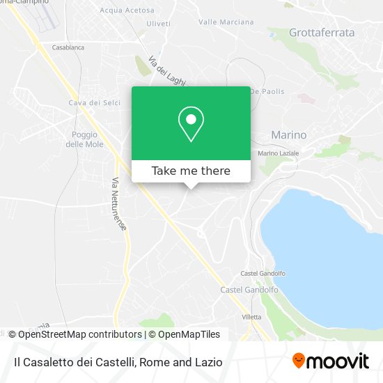 Il Casaletto dei Castelli map