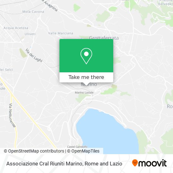 Associazione Cral Riuniti Marino map