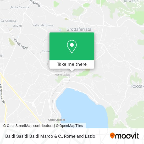 Baldi Sas di Baldi Marco & C. map