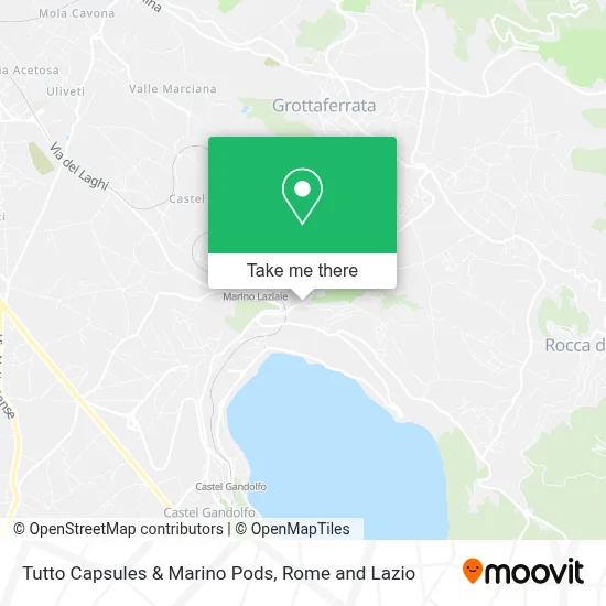 Tutto Capsules & Marino Pods map