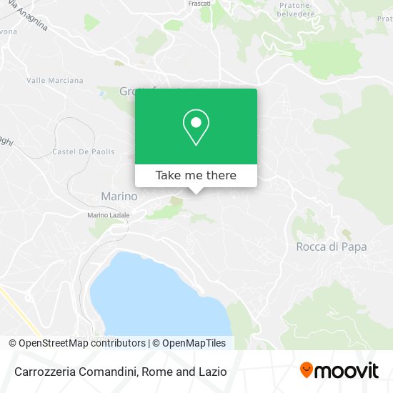 Carrozzeria Comandini map