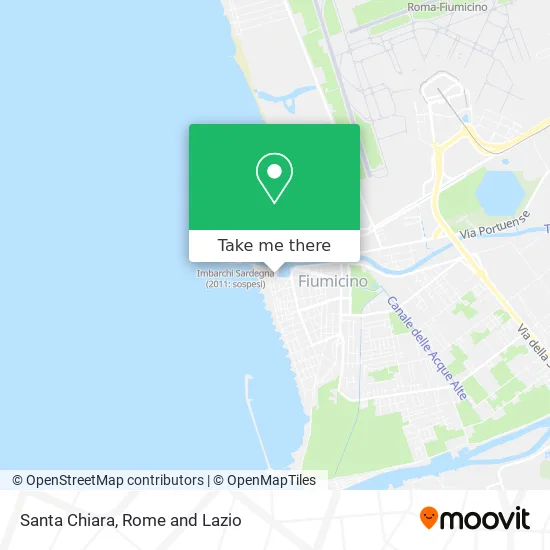 Santa Chiara map