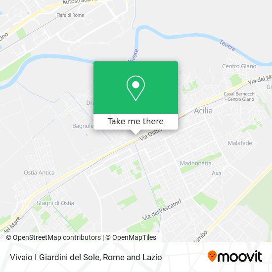 Vivaio I Giardini del Sole map