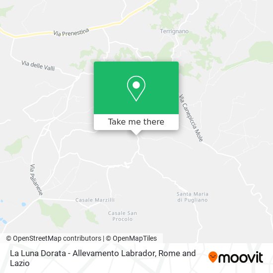 La Luna Dorata - Allevamento Labrador map