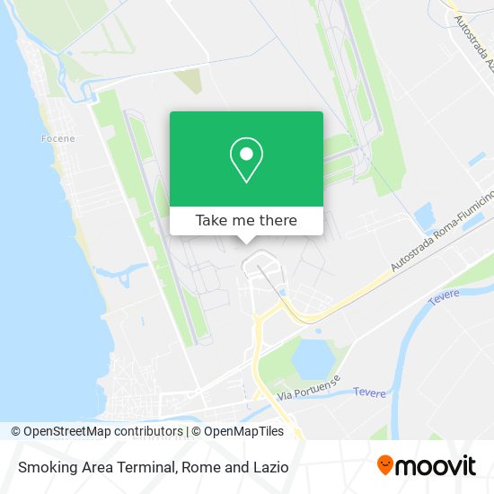 Smoking Area Terminal map