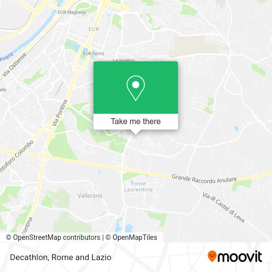 Decathlon map