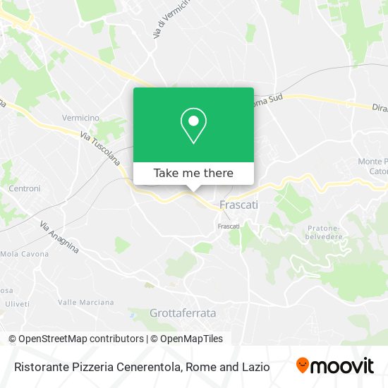 Ristorante Pizzeria Cenerentola map