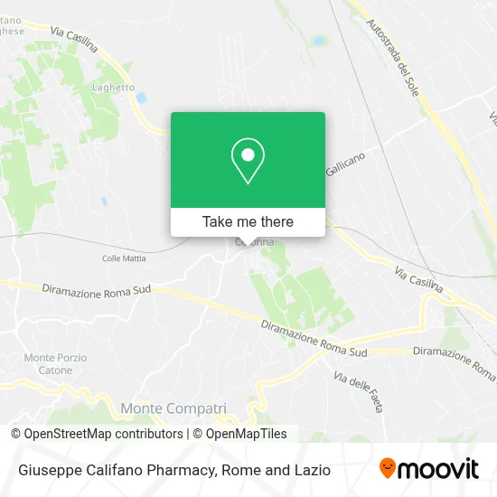 Giuseppe Califano Pharmacy map