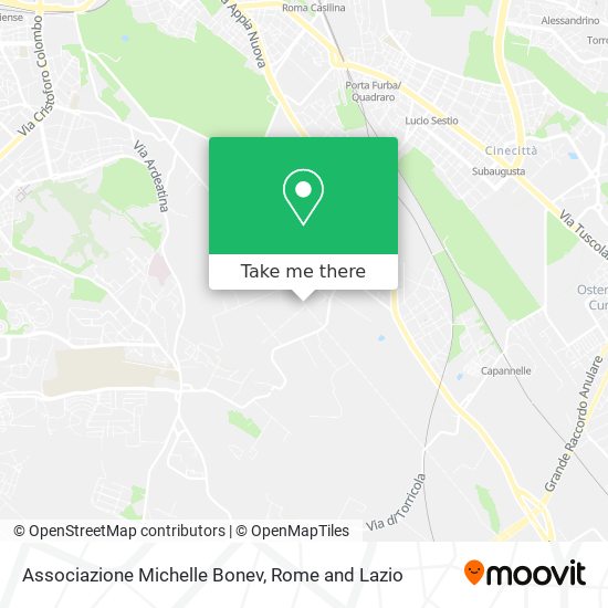 Associazione Michelle Bonev map