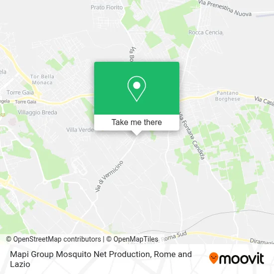 Mapi Group Mosquito Net Production map