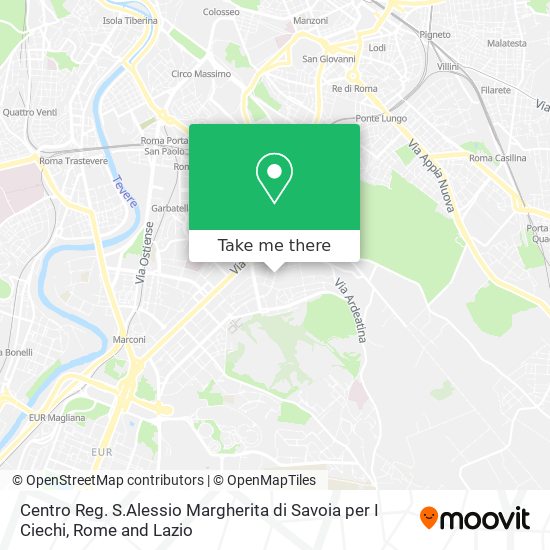 Centro Reg. S.Alessio Margherita di Savoia per I Ciechi map