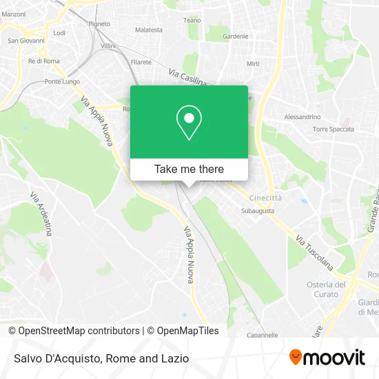 Salvo D'Acquisto map