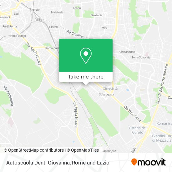 Autoscuola Denti Giovanna map