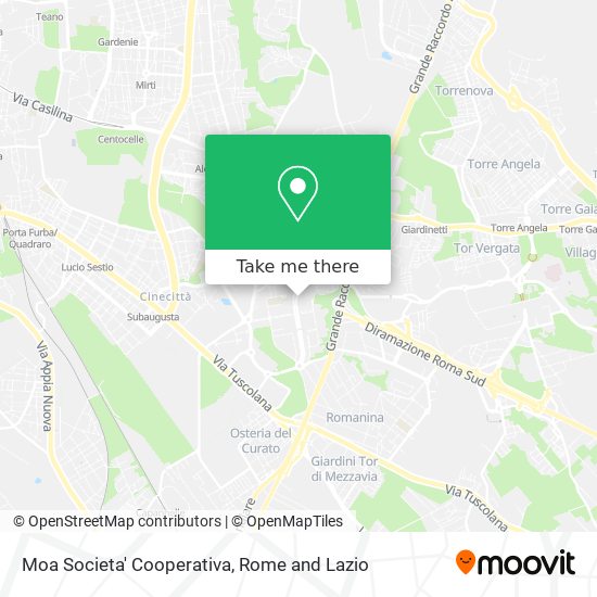 Moa Societa' Cooperativa map