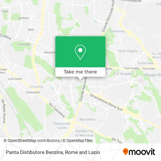 Panta Fuel Distributor map