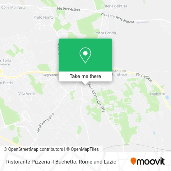 Ristorante Pizzeria il Buchetto map
