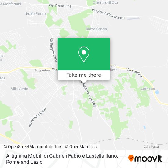 Artigiana Mobili di Gabrieli Fabio e Lastella Ilario map