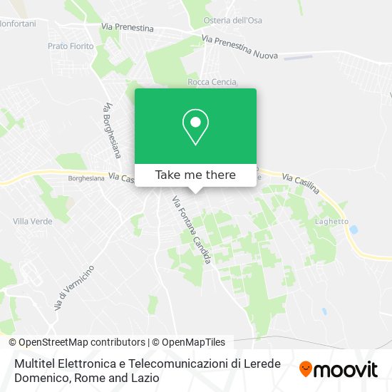 Multitel Elettronica e Telecomunicazioni di Lerede Domenico map