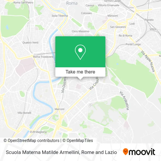 Matilde Armellini Kindergarten map