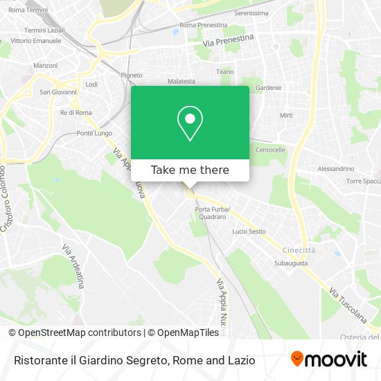 Ristorante il Giardino Segreto map