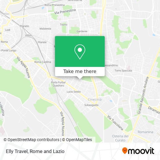 Elly Travel map