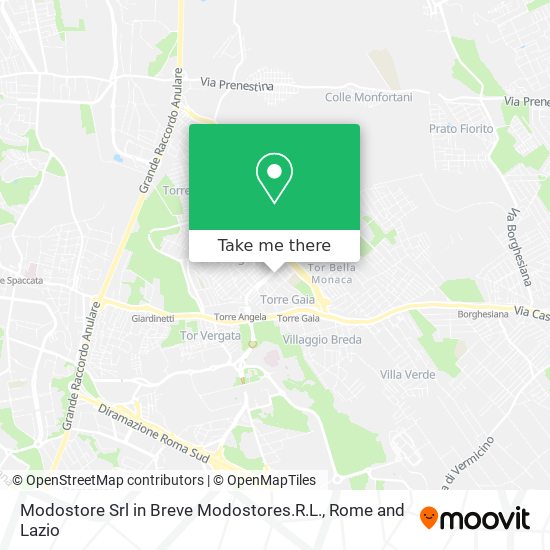 Modostore Srl in Breve Modostores.R.L. map