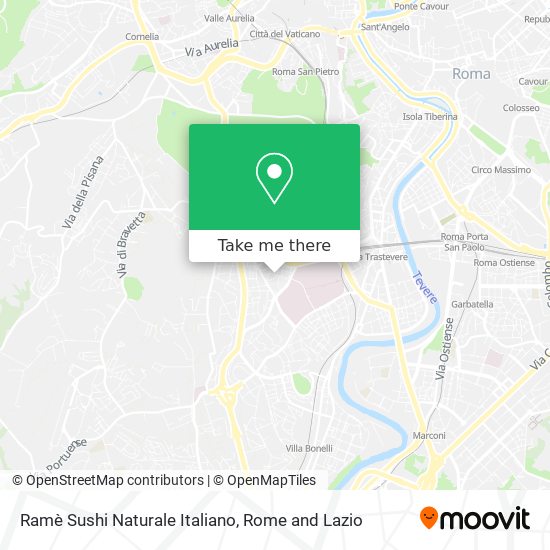 Ramè Sushi Naturale Italiano map