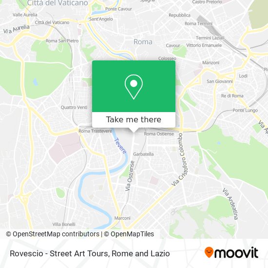 Rovescio - Street Art Tours map