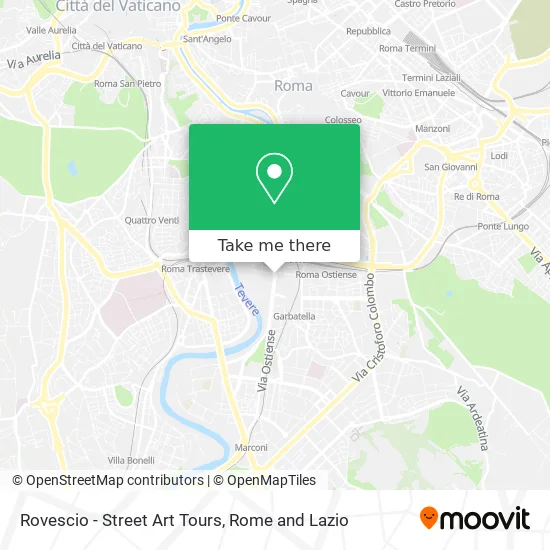 Reverse - Street Art Tours map