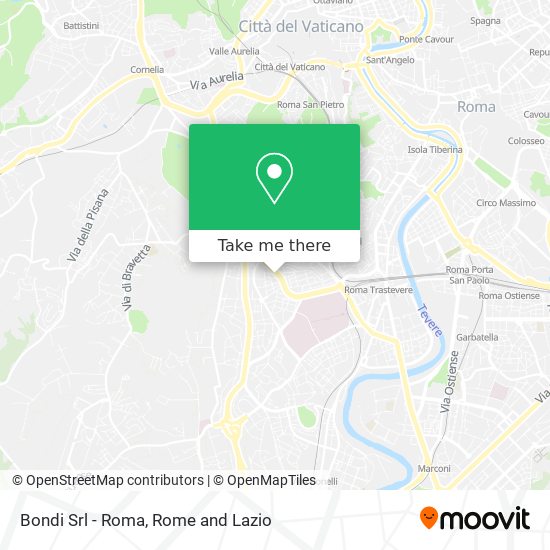 Bondi Srl - Roma map