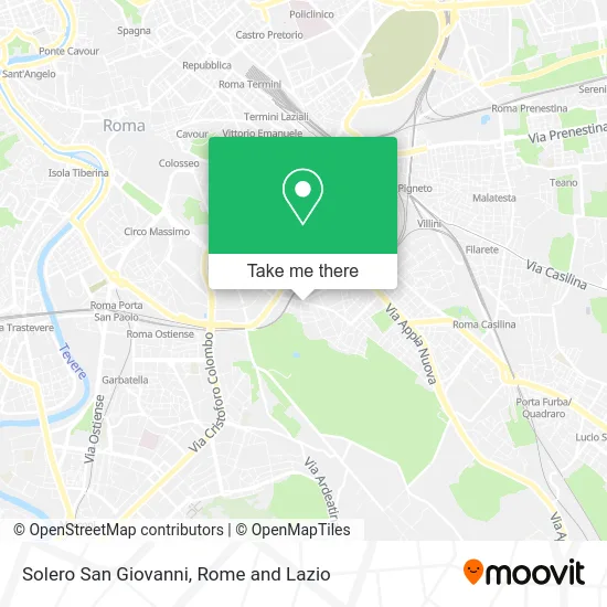 Solero San Giovanni map